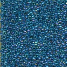 Toho - 11/0 - Inside-Color Luster Crystal/Capri Blue Lined 10 g