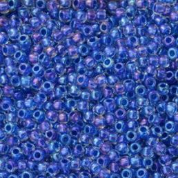 Toho - 11/0 - Inside-Color Luster Crystal/Caribean Blue Lined 10 g