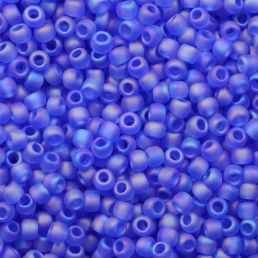 Toho - 11/0 -Transparent-Rainbow Frosted Sapphire 10 g