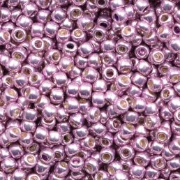 Toho - 11/0 - PermaFinish - Galvanized Lilac 10 g, Toho round 11, koráky, korálkovanie, šité šperky, materiál na korálkovanie, Toho - 11/0 - PermaFinish - Galvanized Lilac 10 g, TR-11-PF554