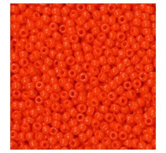Toho - 11/0 - Opaque Sunset Orange 10 g, Toho round 11, koráky, korálkovanie, šité šperky, materiál na korálkovanie, Toho - 11/0 - Opaque Sunset Orange 10 g