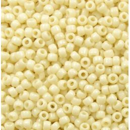 Toho - 11/0 - Opaque Lt. Beige 10 g, Toho round 11, koráky, korálkovanie, šité šperky, materiál na korálkovanie, Toho - 11/0 - Opaque Lt. Beige 10 g