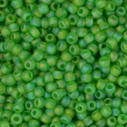 Toho - 8/0 - Trans-Rainbow-Frosted Peridot 10g