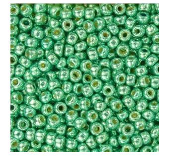 Toho - 8/0 - Permanent Finish - Galvanized Green Tea 10g