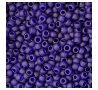 Toho - 8/0 - Transparent-Frosted Cobalt 10g