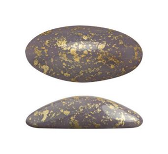 Kabošon - Athos® par Puca® 20x10x6mm - 23030/94401 (OPAQUE AMETHYST SPLASH)