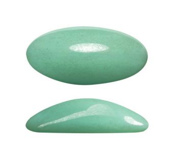 Kabošon - Athos® par Puca® 20x10x6mm - 63110/14400 (OPAQUE LIGHT GREEN TURQUOISE LUSTER)