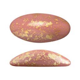 Kabošon - Athos® par Puca® 20x10x6mm - 73030/94401 (OPAQUE ROSE SPLASH)