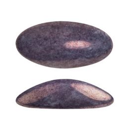 Kabošon - Athos® par Puca® 20x10x6mm - 03000/15726 (OPAQUE MIX AMETHYST/GOLD CERAMIC LOOK)