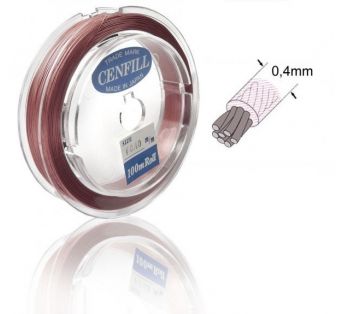 Nylonové lanko - 4 mm - Royal Pink