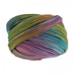 Hodvábna stuha SHIBORI - Midnight Borealis - 10 cm