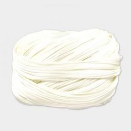 Hodvábna stuha SHIBORI - White - 10 cm