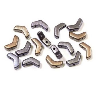 ARROW 5x8 mm - Mix metalických barev 01670 - 20ks