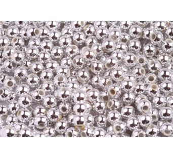Plastové korálky - 4 mm - 60 ks