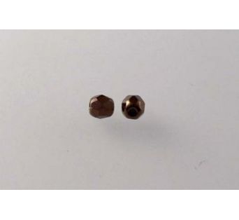 Brúsené korálky - Ohňovky - 4mm - 23980/14415 - 30 ks
