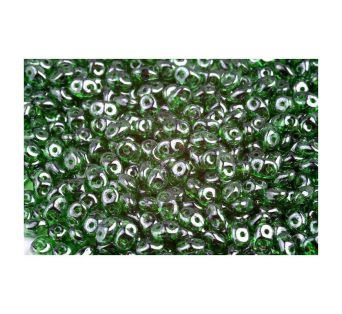 Superduo - CHRYSOLITE WHITE LUSTER - 10 g