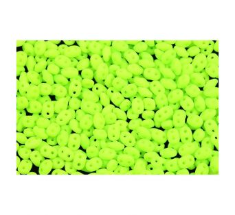 Superduo - ALABASTER LIME NEON - 10 g