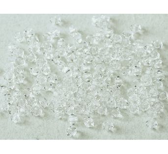 Preciosa, MC Bicone 4 mm, 3 mm, Crystal