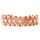 22031 - Ručne šitý náramok - Crocodile - Red gold