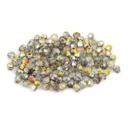 Brúsené korálky - Ohňovky - 4 mm - 00030/lept/28001 - 30 ks