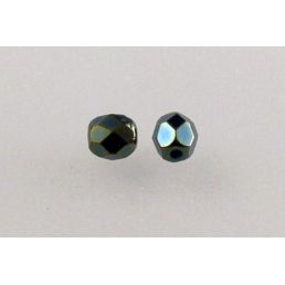 Brúsené korálky - Ohňovky - 4 mm - 23980/21455 - 30 ks