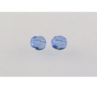 Brúsené korálky - Ohňovky - 4 mm - 30040 - 30 ks