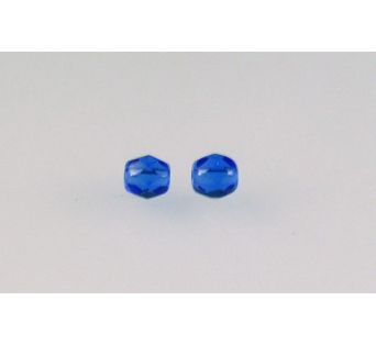 Brúsené korálky - Ohňovky - 4 mm - 30070 - 30 ks