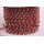 Štrasová metráž - Red + Crystal AB 2 mm - 10 cm