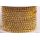 Štrasová metráž - Gold 2 mm - 10 cm