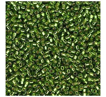 Miyuki round - 15/0 - Silver Lined Olive - 5g