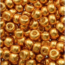 Korálky Miyuki Round 6/0 - Duracoat Galvanized Yellow Gold - 5g