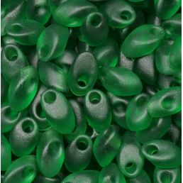 Korálky MIYUKI Long MAGATAMA - 4x7mm - Matte Transparent Green - 5g