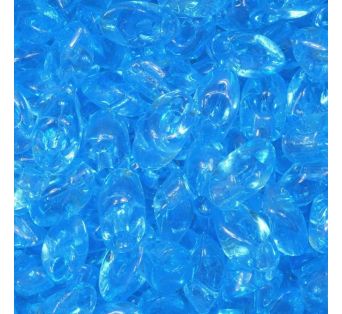 Korálky MIYUKI Long MAGATAMA - 4x7mm - Transparent Aqua - 5g