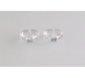 Sklenené Srdiečka - 8x8 mm - 00030 - 15 ks