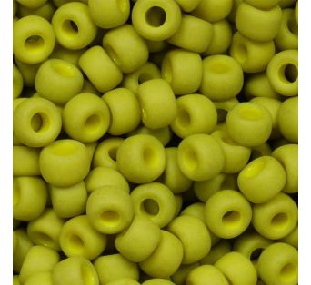 Korálky Miyuki Round 6/0 - Matte Opaque Lime - 5g
