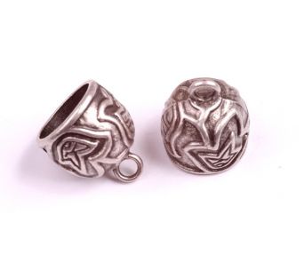 Kaplík - Farba Starostrieborná - 18 x 15 mm
