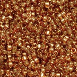 Toho - 11 - Treasure - Gold-Lustered Transparent Pink
