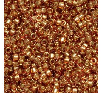 Toho - 11 - Treasure - Gold-Lustered Transparent Pink