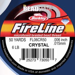 FIRELINE 1.8kg 0.12mm 13,7m (15yd)  - Crystal