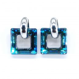 Napichovacie nausnice - ELEGANCE - Bermuda blue