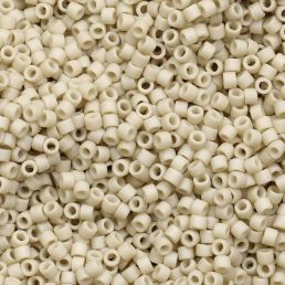 Miyuki Delica 11/0 - Matte Opaque Bone Luster DB0388- 5 g