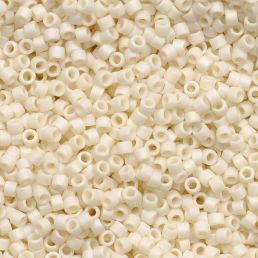 Miyuki Delica 11/0 - Matte Opaque Dark Cream AB DB0883 - 5 g