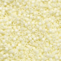 Miyuki Delica 11/0 -Opaque Light Buttercream - DB2401 - 5g