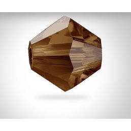 Preciosa MC Bicone -  Smoked Topaz - 30 ks