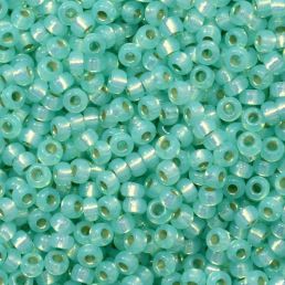 Miyuki - 11/0 - Dyed Sea Green Silverlined Alabaster 5g