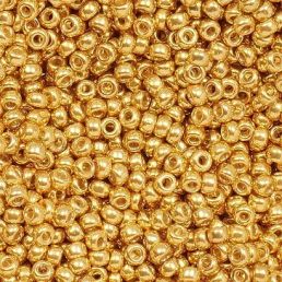 Toho round - 11/0 - Duracoat Galvanized Gold  5g