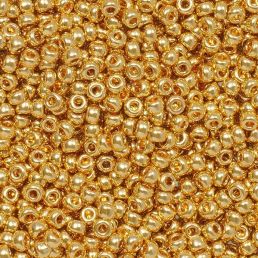 Toho round - 11/0 - 24kt Gold Light Plated  3g